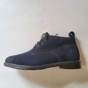 Blackstone Men's Suede Chukka Ankle Boots Size 9.5 Black New